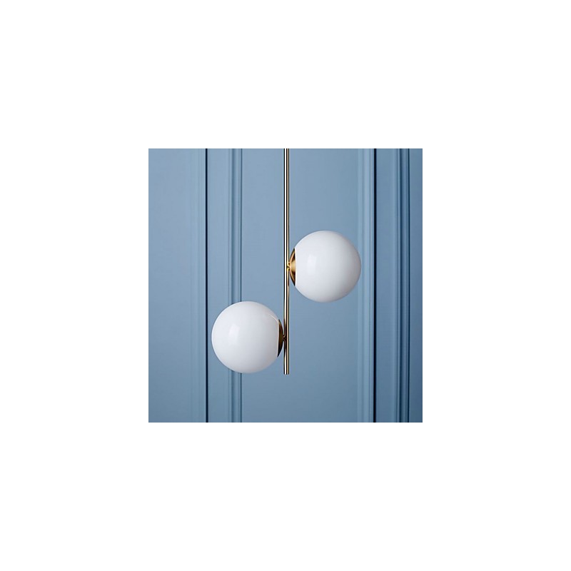 Pictură rustică pentru designeri. Candelabru cu 2 becuri