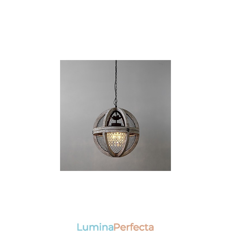 Lampă de candelabru din lemn de culoare vintage din metal american industrial pentru pictură, lampă cu pandantiv pentru decorațiuni de interior