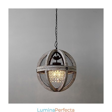 Lampă de candelabru din lemn de culoare vintage din metal american industrial pentru pictură, lampă cu pandantiv pentru decorațiuni de interior Lampă de candelabru din lemn de culoare vintage din metal american industrial pentru pictură, lampă cu pandantiv pentru decorațiuni de interior