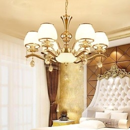 Candelabru Modern Contemporan Caracteristică galvanizată pentru metal cristal