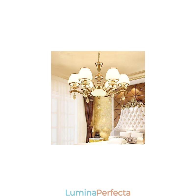 Candelabru Modern Contemporan Caracteristică galvanizată pentru metal cristal