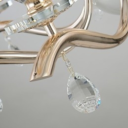 Candelabru Modern Contemporan Caracteristică galvanizată pentru metal cristal