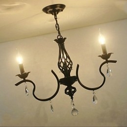Candelabru de cristal în stil european Candelabru mic Lămpi creative simple