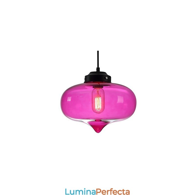 Pandantiv Bubble Design Pictură minimalistă din fier cu 1 lumină