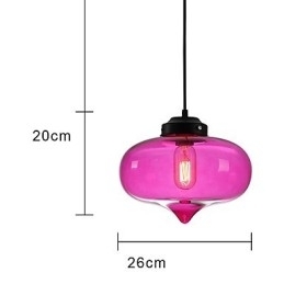 Pandantiv Bubble Design Pictură minimalistă din fier cu 1 lumină