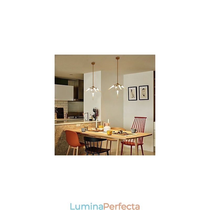 Candelabru modern și personalizat în stil mini cu 5 lumini