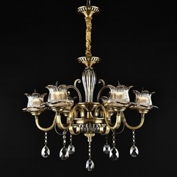 Caracteristică de pictură rustic Lodge pentru designeri Metal Interior Magazine Candelabru cu 2 becuri