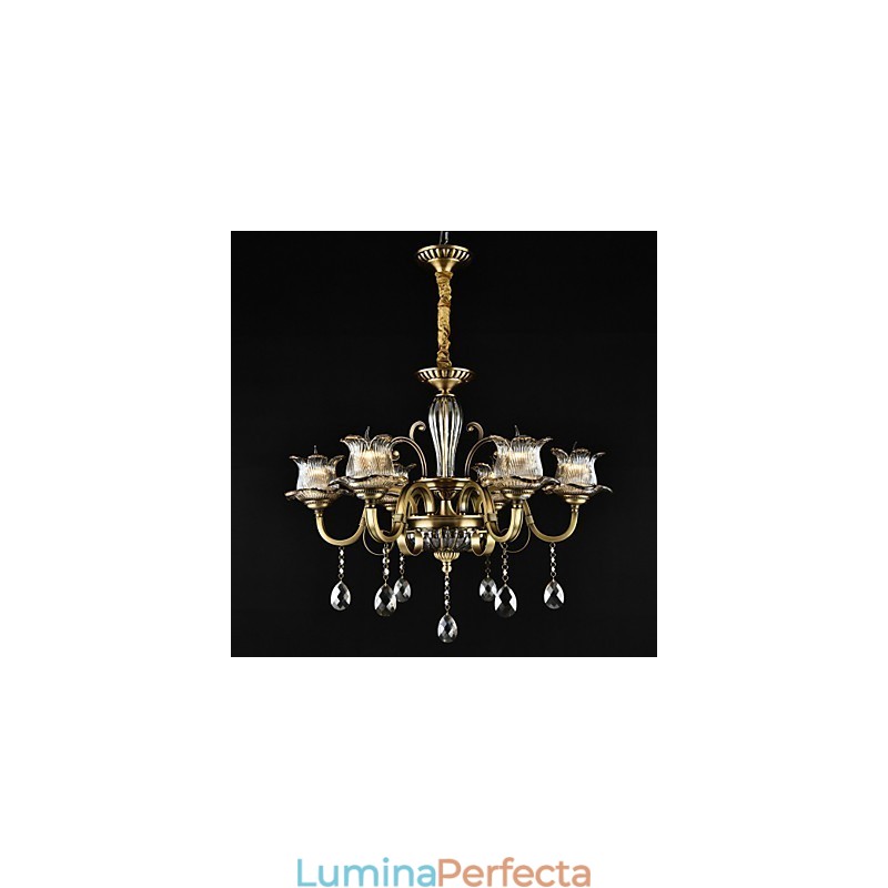 Caracteristică de pictură rustic Lodge pentru designeri Metal Interior Magazine Candelabru cu 2 becuri