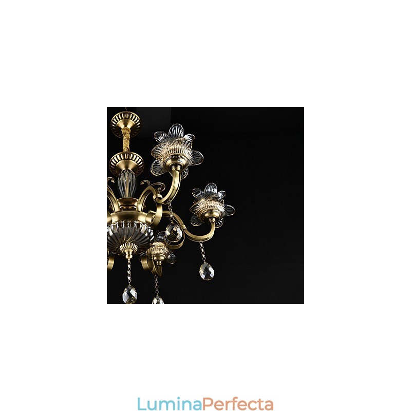 Caracteristică de pictură rustic Lodge pentru designeri Metal Interior Magazine Candelabru cu 2 becuri