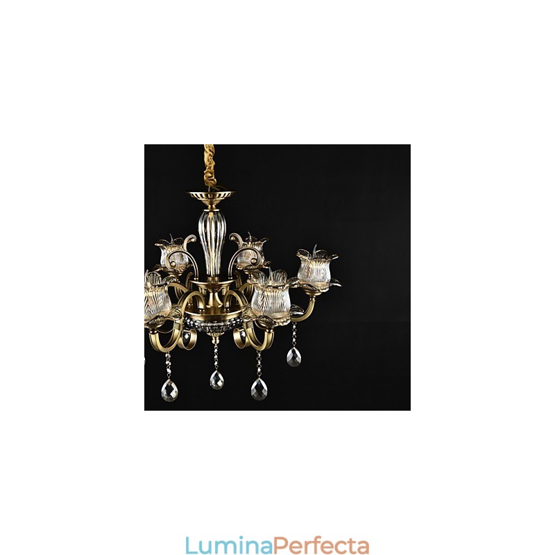 Caracteristică de pictură rustic Lodge pentru designeri Metal Interior Magazine Candelabru cu 2 becuri