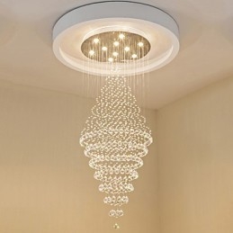 Lumină suspendată de tavan din cristal contemporan Candelabru modern Iluminat suspendat pentru casă Candelabru Lămpi Corpuri