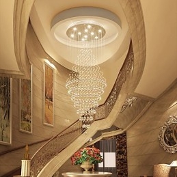 Lumină suspendată de tavan din cristal contemporan Candelabru modern Iluminat suspendat pentru casă Candelabru Lămpi Corpuri