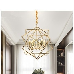Lantern Brass Feature pentru designeri Candelabru metalic