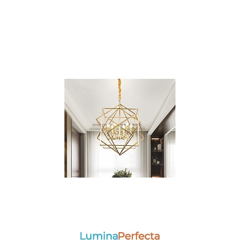 Lantern Brass Feature pentru designeri Candelabru metalic