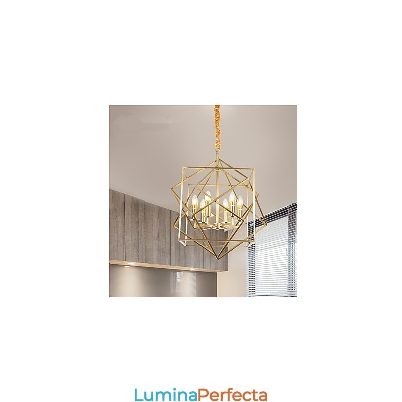 Lantern Brass Feature pentru designeri Candelabru metalic