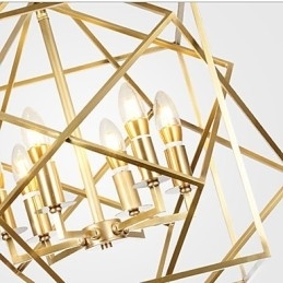Lantern Brass Feature pentru designeri Candelabru metalic