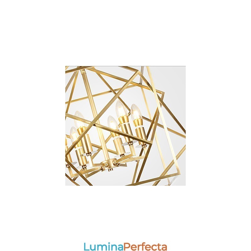 Lantern Brass Feature pentru designeri Candelabru metalic