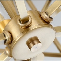 Lantern Brass Feature pentru designeri Candelabru metalic