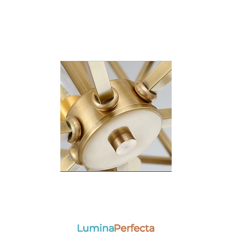 Lantern Brass Feature pentru designeri Candelabru metalic