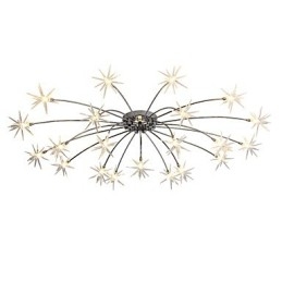 Funcție cromată modernă și contemporană pentru designeri de stil mini Candelabru metalic pentru copii