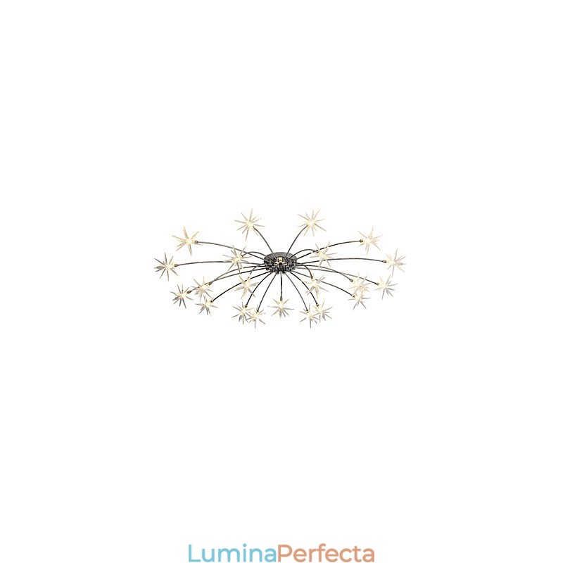 Funcție cromată modernă și contemporană pentru designeri de stil mini Candelabru metalic pentru copii