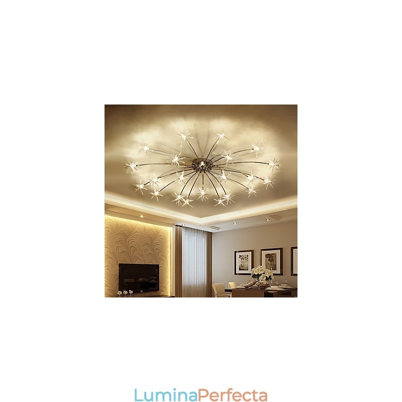 Funcție cromată modernă și contemporană pentru designeri de stil mini Candelabru metalic pentru copii