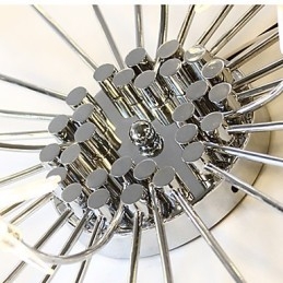 Funcție cromată modernă și contemporană pentru designeri de stil mini Candelabru metalic pentru copii
