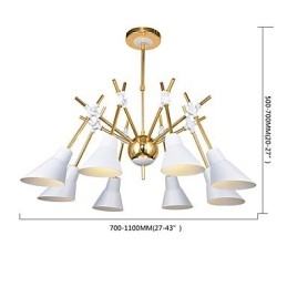 Candelabru de artă cu direcție reglabilă personalizat Candelabru N