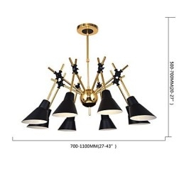 Candelabru de artă cu direcție reglabilă personalizat Candelabru N