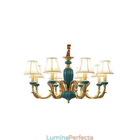 Candelabru din cupru Candelabru decorativ din jad KP Candelabru din cupru Candelabru decorativ din jad KP
