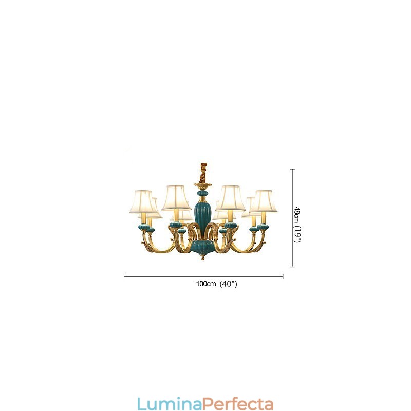 Candelabru din cupru Candelabru decorativ din jad KP