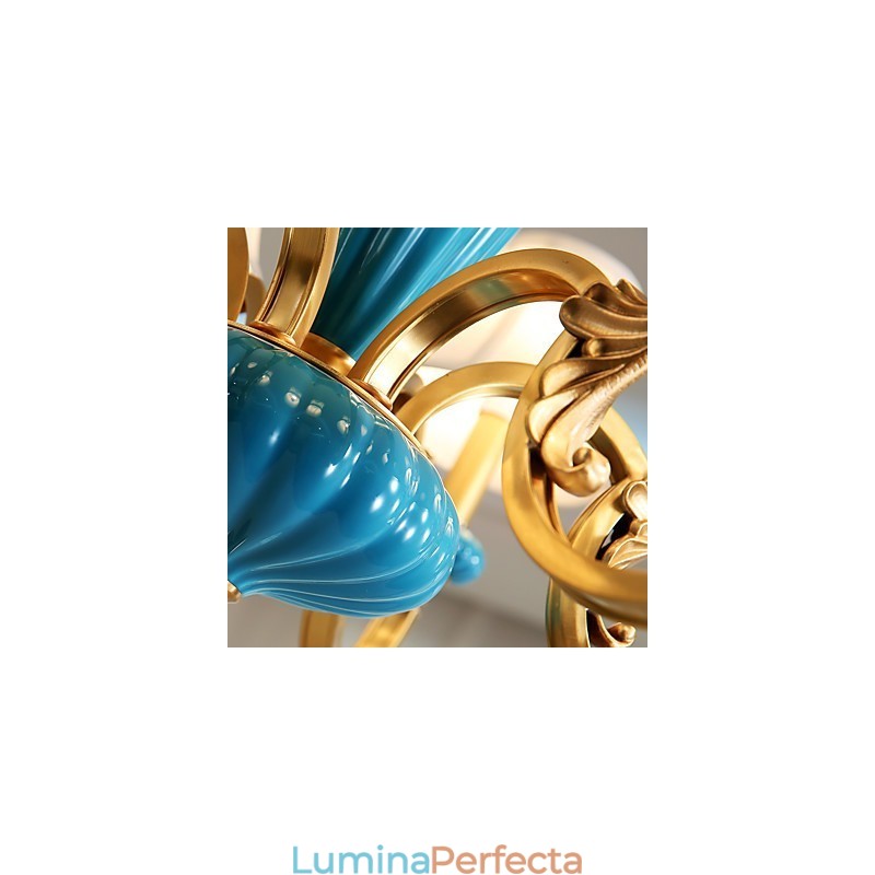 Candelabru din cupru Candelabru decorativ din jad KP