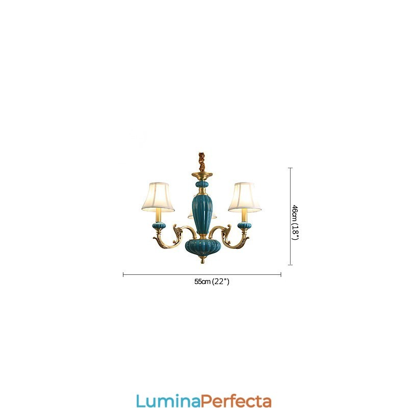 Candelabru din cupru Candelabru decorativ din jad OP