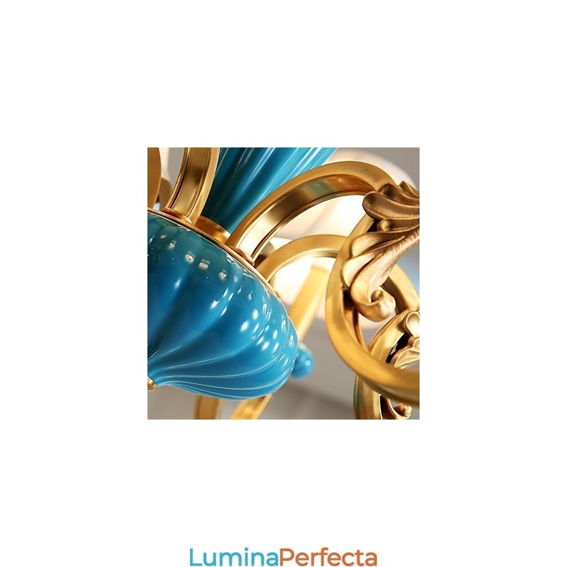 Candelabru din cupru Candelabru decorativ din jad OP