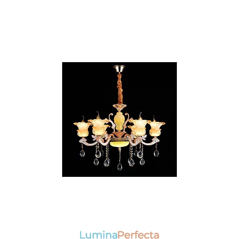 Modern, contemporan, tradițional, clasic, aliaj de zinc, caracteristică pentru lumina suspendată din metal în stil mini cristal