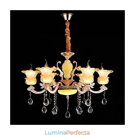 Modern, contemporan, tradițional, clasic, aliaj de zinc, caracteristică pentru lumina suspendată din metal în stil mini cristal