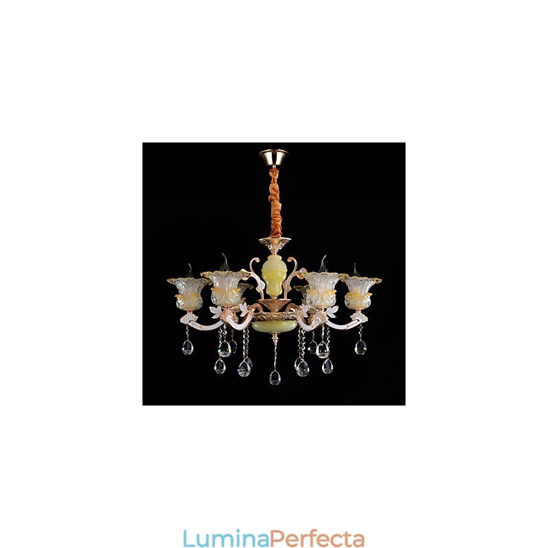 Modern, contemporan, tradițional, clasic, aliaj de zinc, caracteristică pentru lumina suspendată din metal în stil mini cristal