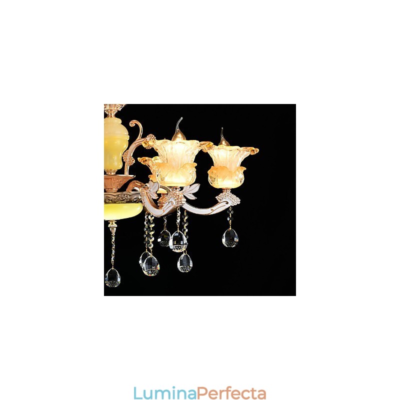 Modern, contemporan, tradițional, clasic, aliaj de zinc, caracteristică pentru lumina suspendată din metal în stil mini cristal