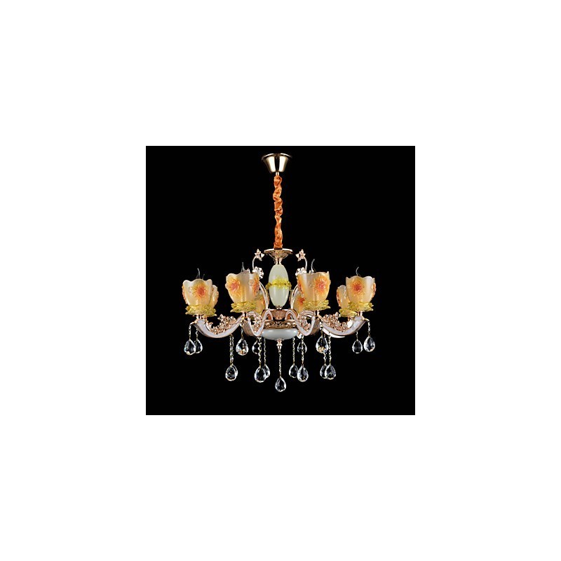 Modern, contemporan, tradițional, clasic, aliaj de zinc, caracteristică pentru lumina suspendată din metal în stil mini cristal