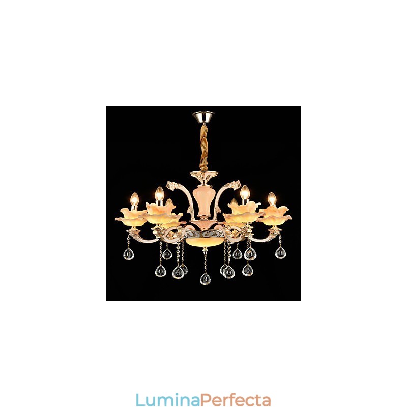 Modern, contemporan, tradițional, clasic, aliaj de zinc, caracteristică pentru lumina suspendată din metal în stil mini cristal