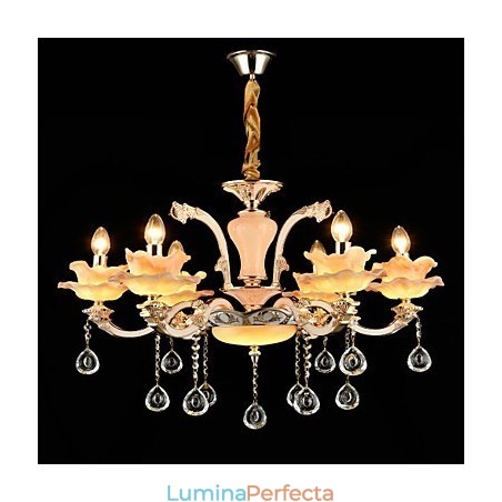 Modern, contemporan, tradițional, clasic, aliaj de zinc, caracteristică pentru lumina suspendată din metal în stil mini cristal