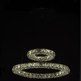 Lumini pentru candelabru de cristal Lampă suspendată pentru interior Lampă de tavan Corpuri de iluminat reglabile cu telecomandă