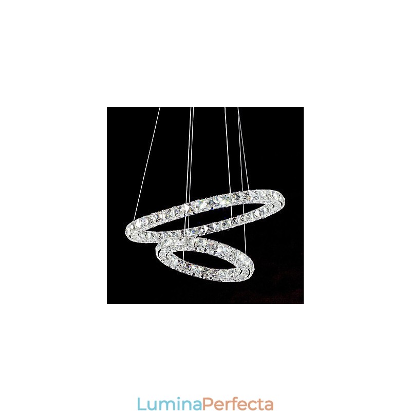 Lumini pentru candelabru de cristal Lampă suspendată pentru interior Lampă de tavan Corpuri de iluminat reglabile cu telecomandă