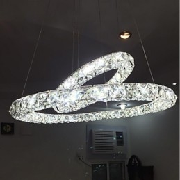 Lumini pentru candelabru de cristal Lampă suspendată pentru interior Lampă de tavan Corpuri de iluminat reglabile cu telecomandă