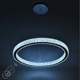 Plafoniera interioară cu inel reglabil pendanta Candelabru modern Iluminat Candelabru Lampă cu telecomandă
