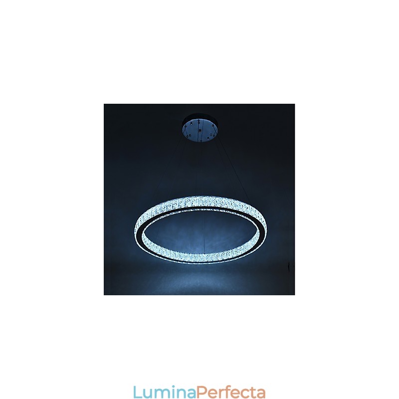 Plafoniera interioară cu inel reglabil pendanta Candelabru modern Iluminat Candelabru Lampă cu telecomandă