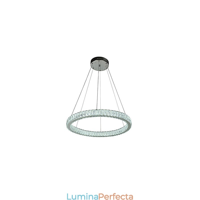 Plafoniera interioară cu inel reglabil pendanta Candelabru modern Iluminat Candelabru Lampă cu telecomandă