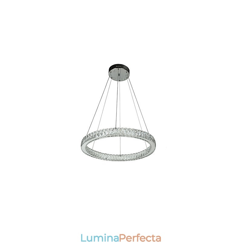 Plafoniera interioară cu inel reglabil pendanta Candelabru modern Iluminat Candelabru Lampă cu telecomandă