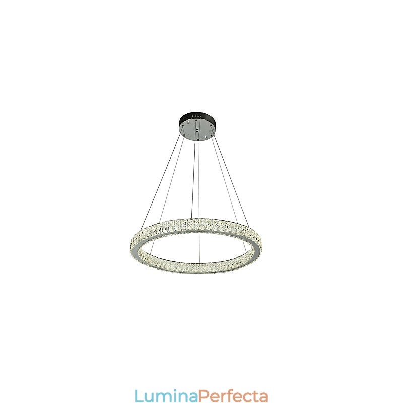 Plafoniera interioară cu inel reglabil pendanta Candelabru modern Iluminat Candelabru Lampă cu telecomandă