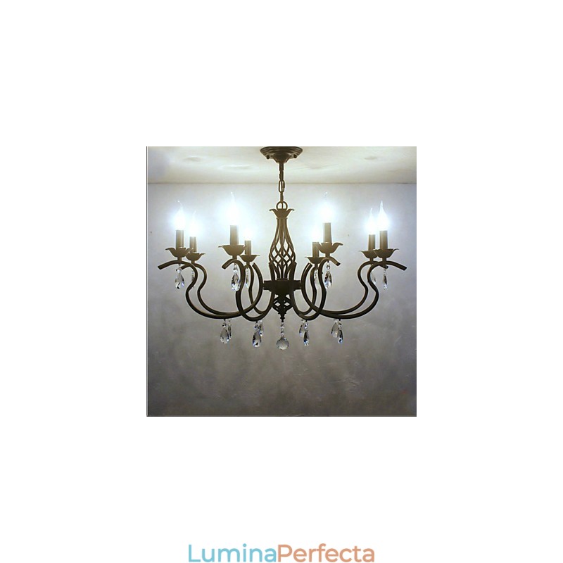 Candelabru de cristal în stil european Lumini de sufragerie Lumânări creative simple Lămpi și felinare Iluminare noutate